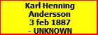 Karl Henning Andersson