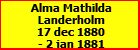 Alma Mathilda Landerholm