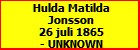 Hulda Matilda Jonsson