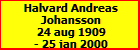 Halvard Andreas Johansson