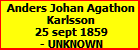 Anders Johan Agathon Karlsson