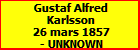 Gustaf Alfred Karlsson