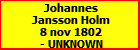 Johannes Jansson Holm