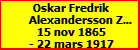 Oskar Fredrik Alexandersson Zanders