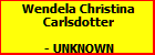 Wendela Christina Carlsdotter