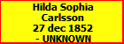 Hilda Sophia Carlsson