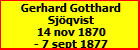 Gerhard Gotthard Sjqvist
