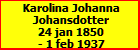 Karolina Johanna Johansdotter