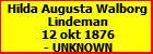 Hilda Augusta Walborg Lindeman