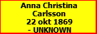 Anna Christina Carlsson
