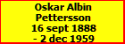 Oskar Albin Pettersson