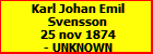 Karl Johan Emil Svensson