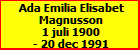 Ada Emilia Elisabet Magnusson