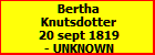 Bertha Knutsdotter