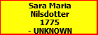Sara Maria Nilsdotter
