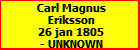 Carl Magnus Eriksson