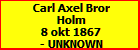 Carl Axel Bror Holm