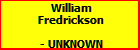 William Fredrickson