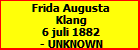 Frida Augusta Klang