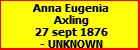 Anna Eugenia Axling