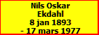 Nils Oskar Ekdahl