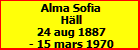 Alma Sofia Hll