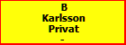 B Karlsson
