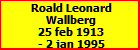 Roald Leonard Wallberg
