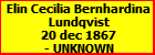 Elin Cecilia Bernhardina Lundqvist
