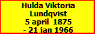 Hulda Viktoria Lundqvist