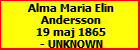 Alma Maria Elin Andersson