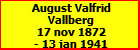 August Valfrid Vallberg