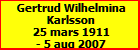 Gertrud Wilhelmina Karlsson