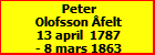 Peter Olofsson felt