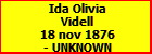 Ida Olivia Videll