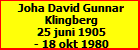 Joha David Gunnar Klingberg