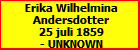 Erika Wilhelmina Andersdotter
