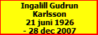 Ingalill Gudrun Karlsson