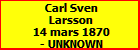 Carl Sven Larsson