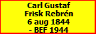 Carl Gustaf Frisk Rebrn