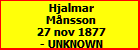 Hjalmar Mnsson