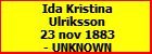Ida Kristina Ulriksson
