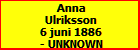 Anna Ulriksson