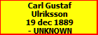 Carl Gustaf Ulriksson