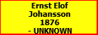 Ernst Elof Johansson