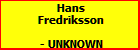 Hans Fredriksson