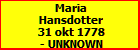 Maria Hansdotter
