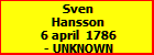 Sven Hansson