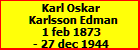 Karl Oskar Karlsson Edman