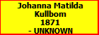 Johanna Matilda Kullbom